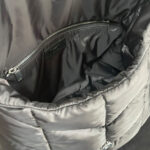 Saint Laurent Puffer Messenger Bag In Econyl Regenerated Nylon Black